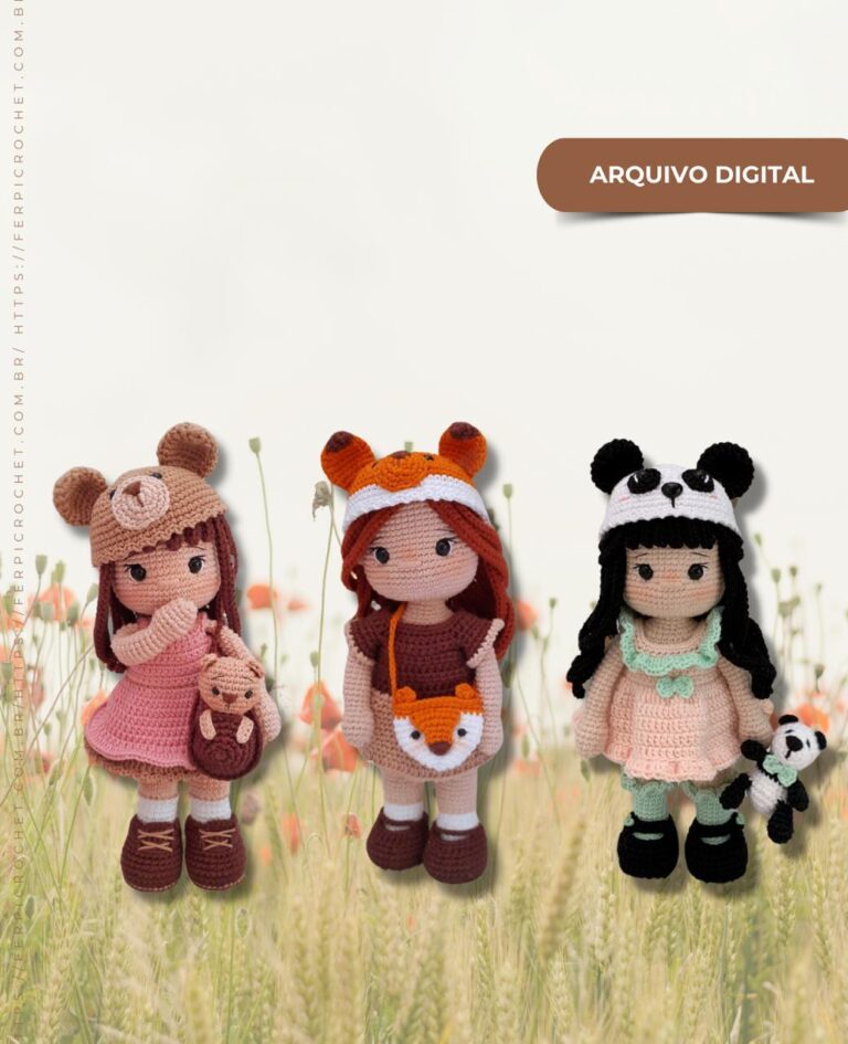 Combo de Receitas Bonecas do Bosque (Arquivo Digital)