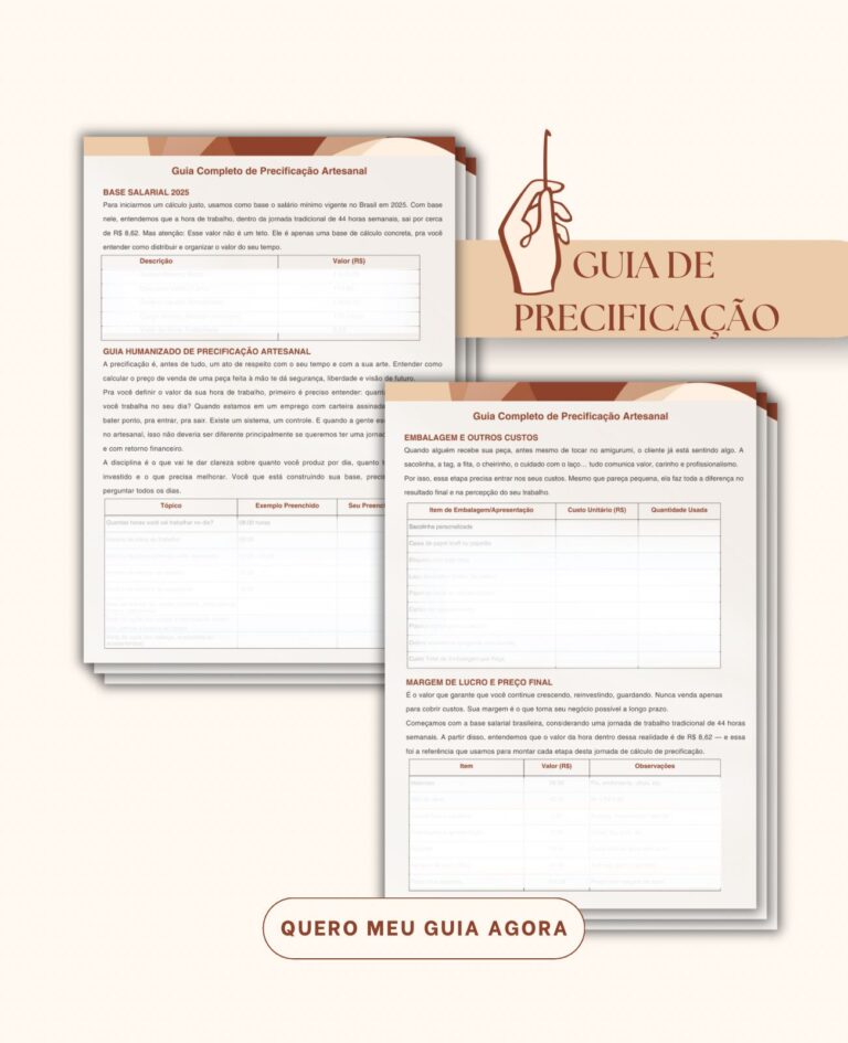 Guia de Precificação Artesanal Completo - Image 2